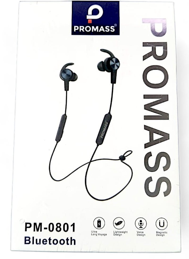 PROMASS Bluetooth Earphones with Ultra Long Battery Life, Lightweight Design, Voice and Magnetic Features - Image 4
