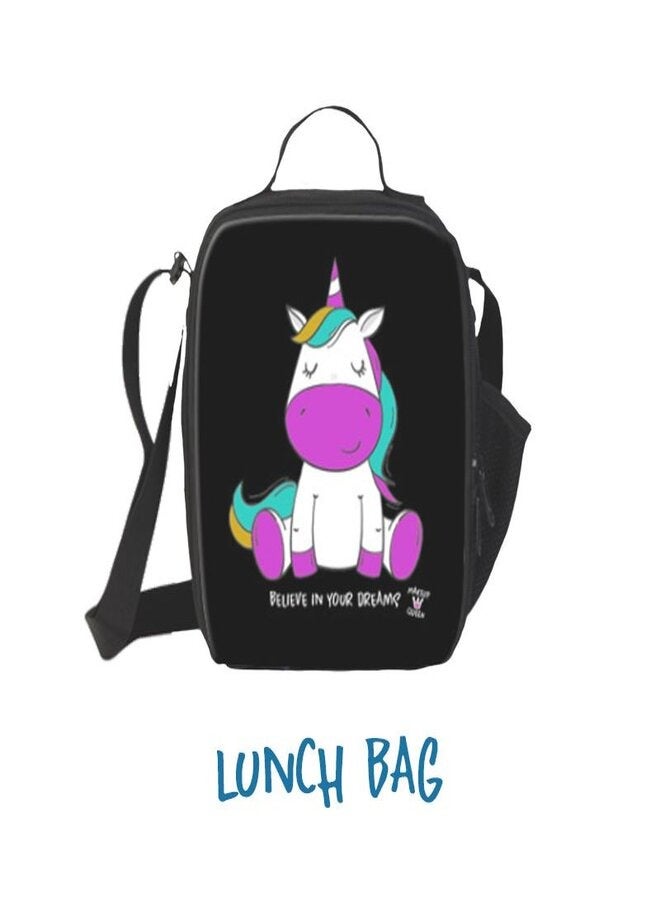 Go4Shop Backpack For Kids, School Bag, Pencil, Lunch Bag, Complete Kit Back to School Unicorn Collection Kit - Image 3