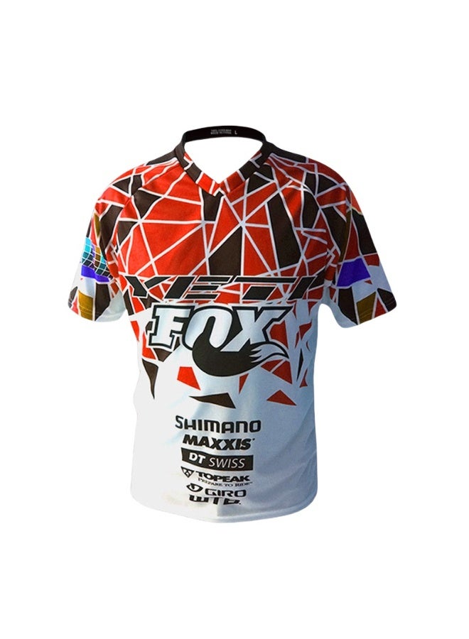 Fox Men's Outdoor Cycling Suit Off-road Road Mountain Bike Cycling Tops - Image 1