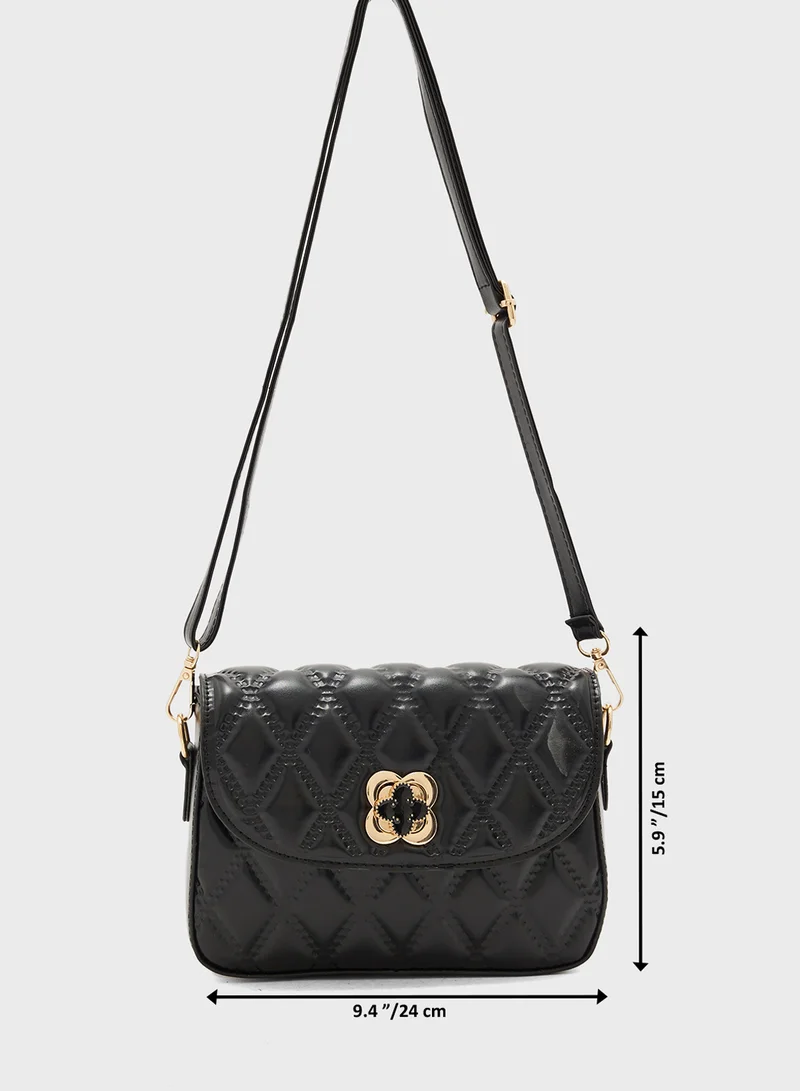 ELLA Ladies Crossbody With Flap