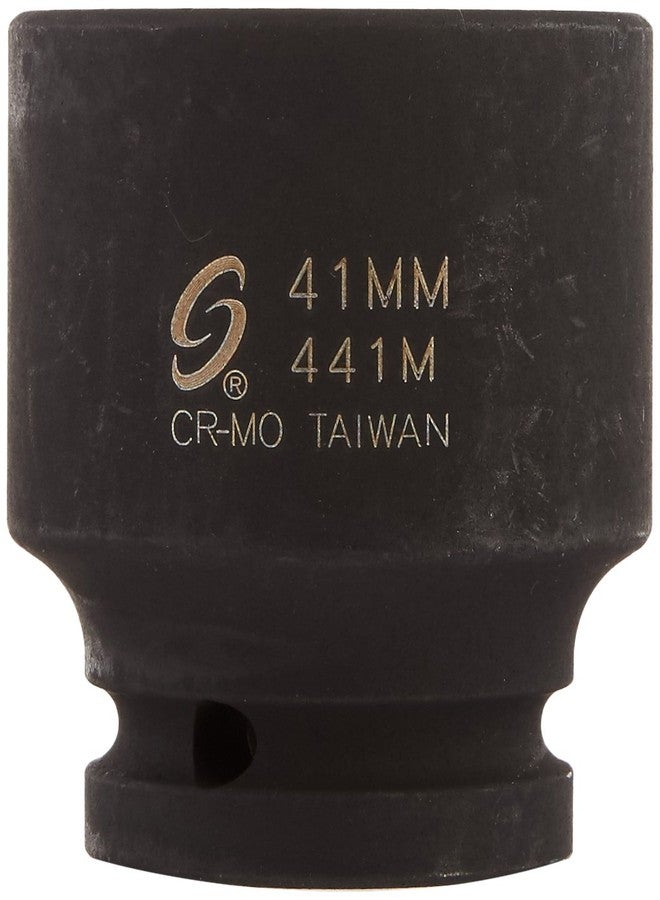 Sunex Tools Sunex 441M 3/4-Inch Drive Standard 6 Point Metric Impact Socket, 41-Mm - Image 2