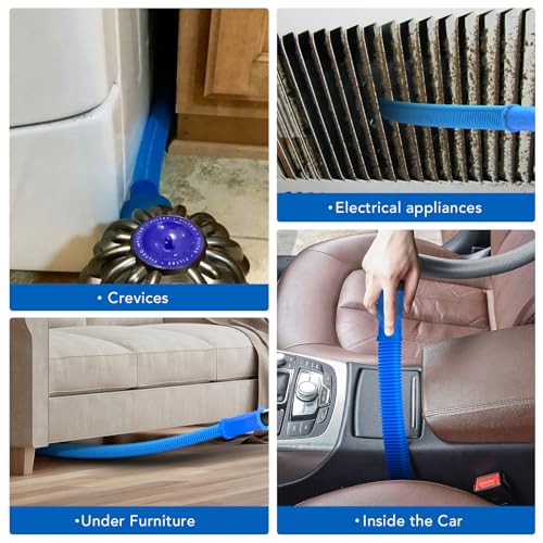 Sealegend Dryer Vent Cleaner Kit Vacuum Hose Attachment Compatible with Most Vacuum Cleaner, Quickly Lint Remover Cleaning Supplies - Image 5