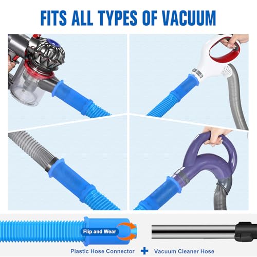 Sealegend Dryer Vent Cleaner Kit Vacuum Hose Attachment Compatible with Most Vacuum Cleaner, Quickly Lint Remover Cleaning Supplies - Image 4