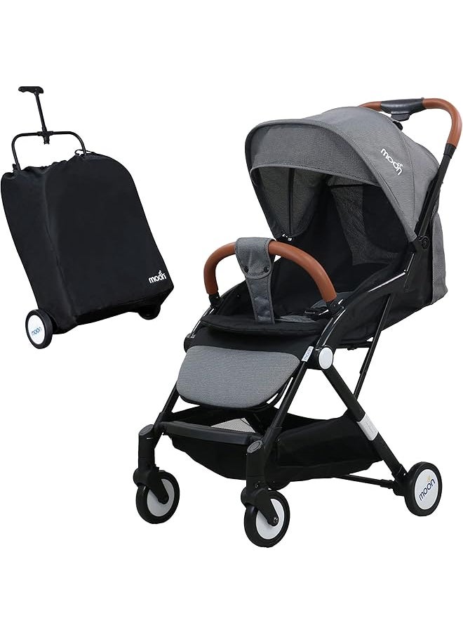 erorex Ritzi Cabin Stroller Black Grey Dots  - Image 2