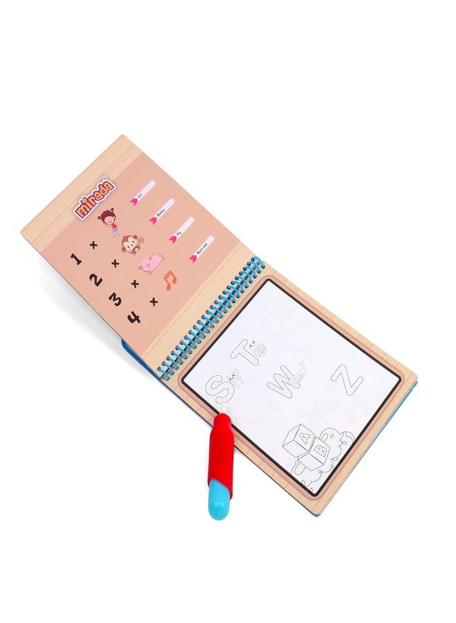 Mirada Water Explorer - Series | Water Colouring Book, Reusable Water-Reveal Book I Self-Drying with Easy to Hold Water Pen I Educational Toy for Kids, Multicolor (Alphabets) - Image 5