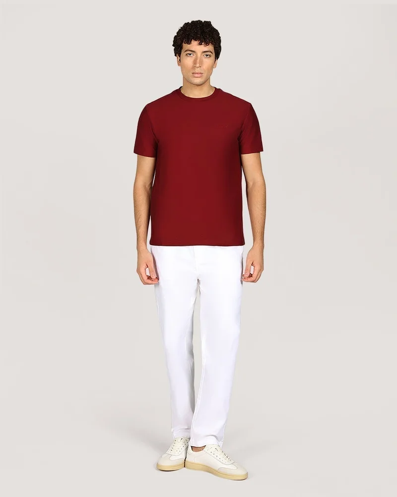 GANT Twill Texture Short Sleeve T-Shirt