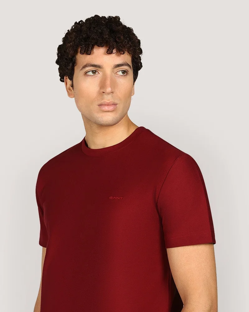 Twill Texture Short Sleeve T-Shirt