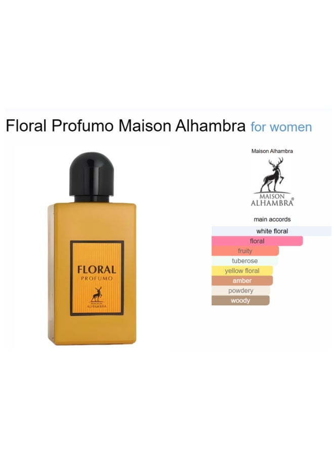 MAISON ALHAMBRA Floral Profumo  EDP For Women 100ml - Image 3