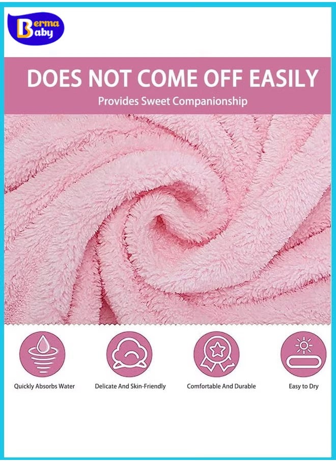 Berma Baby Hooded baby towel, toddler bathrobe, soft baby towel, newborn blanket, coral fleece shawl bath towel, swimming towel, soft and super absorbent towel for baby boys and girls, 80*80 cm  - Image 5