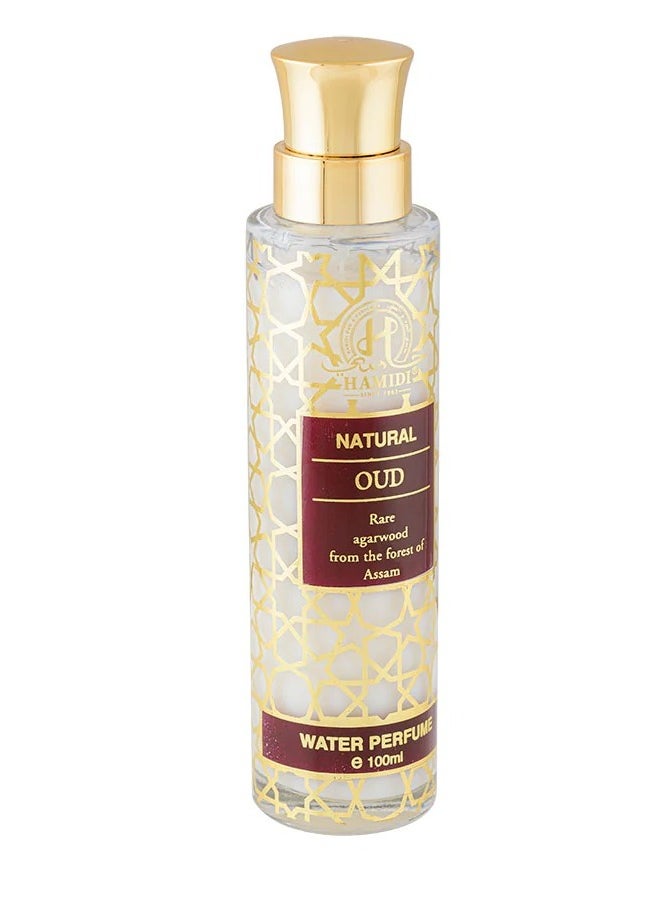 HAMIDI - Hamidi Natural Oud 100ml, Alcohol Free, Water Perfume, Eau De Parfum, For Unisex - Image 1