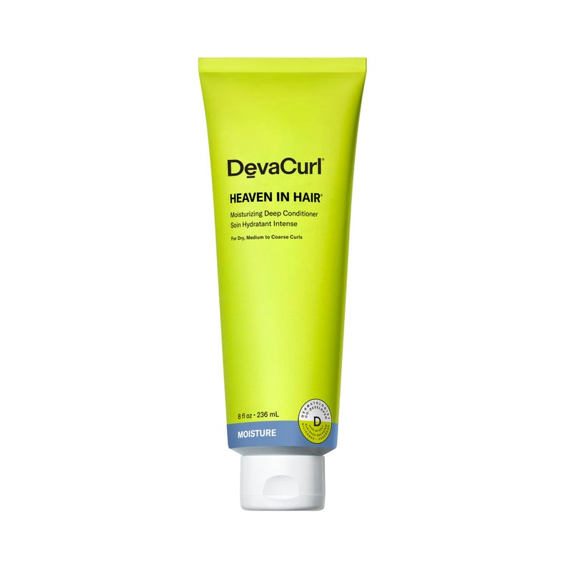 DevaCurl Heaven in Hair Moisturizing Deep Conditioner, Green Oasis, 8 fl. oz. - Image 1