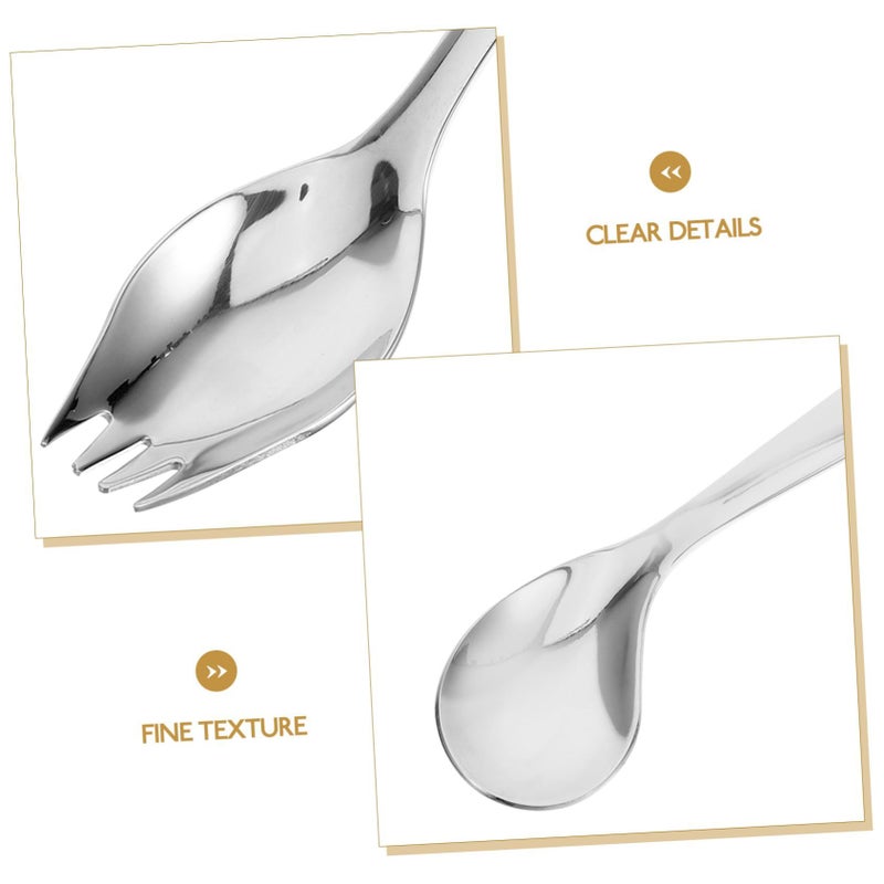 Adaptive Angled Spoon And Fork Set For Elderly Ergonomic Stainless Steel Feeding Utensils For Bedridden Patients - Image 4