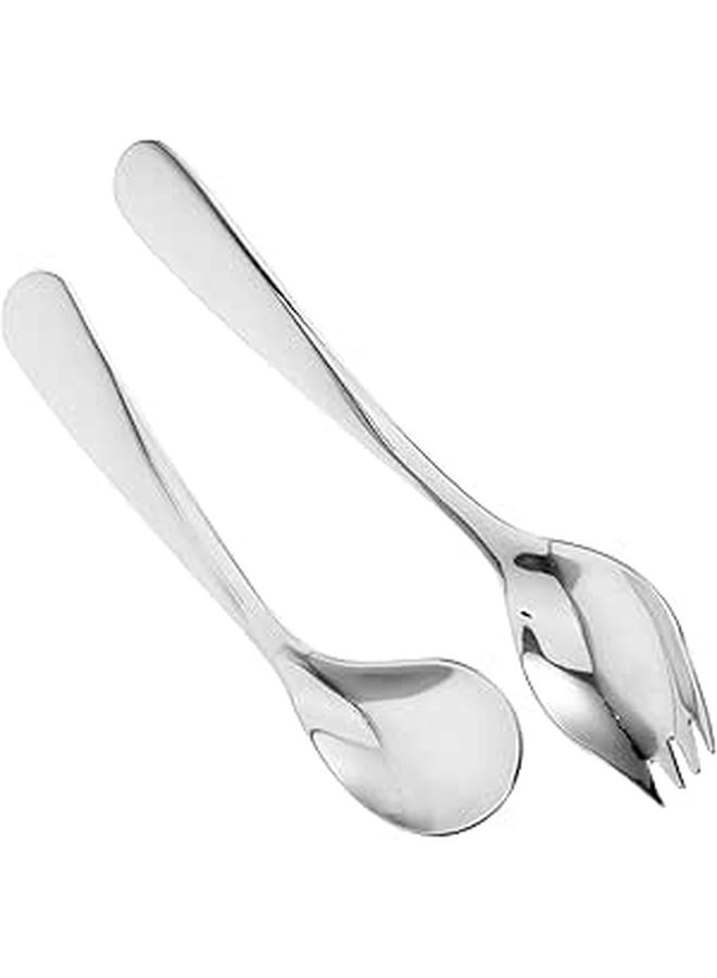 Adaptive Angled Spoon And Fork Set For Elderly Ergonomic Stainless Steel Feeding Utensils For Bedridden Patients - Image 1