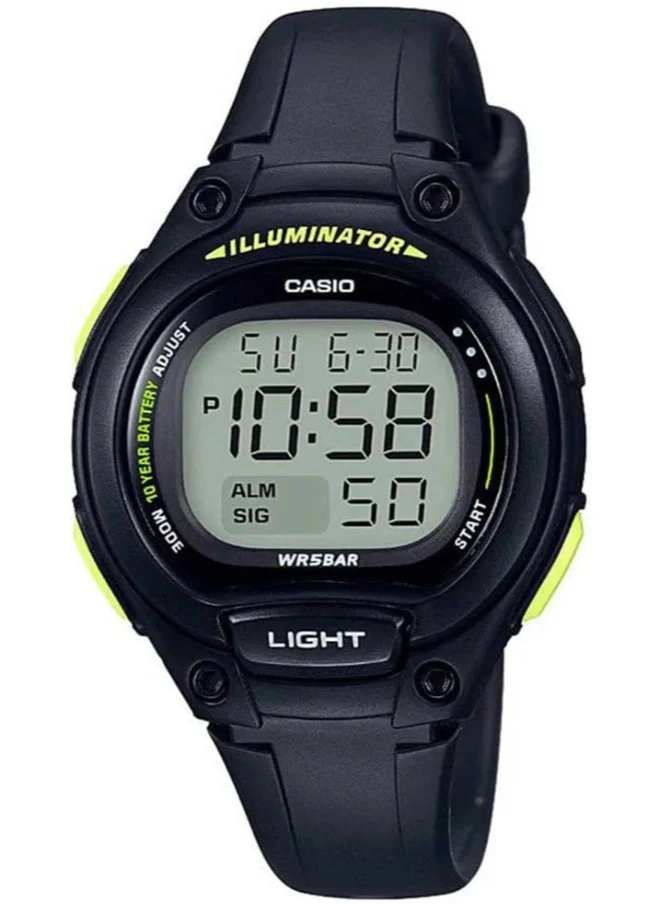 CASIO Men's Resin Digital Watch LW-203-1B - 26 mm