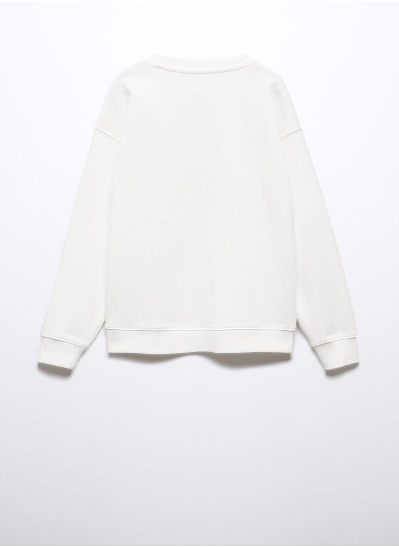 MANGO - Kids Chicago Print Sweatshirt - Image 1