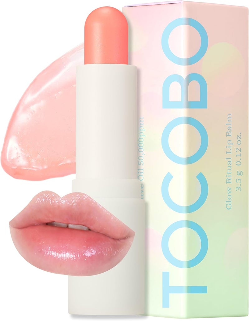 TOCOBO Glow Ritual Lip Balm 001 Coral Water - Image 1
