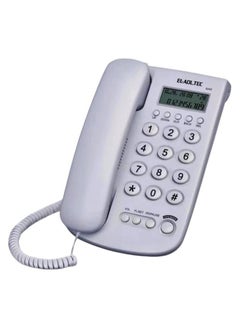 EL-Adl.Tec EL-ADL.TEC Corded Caller ID Landline Phone, Model 924C - White  - Image 1