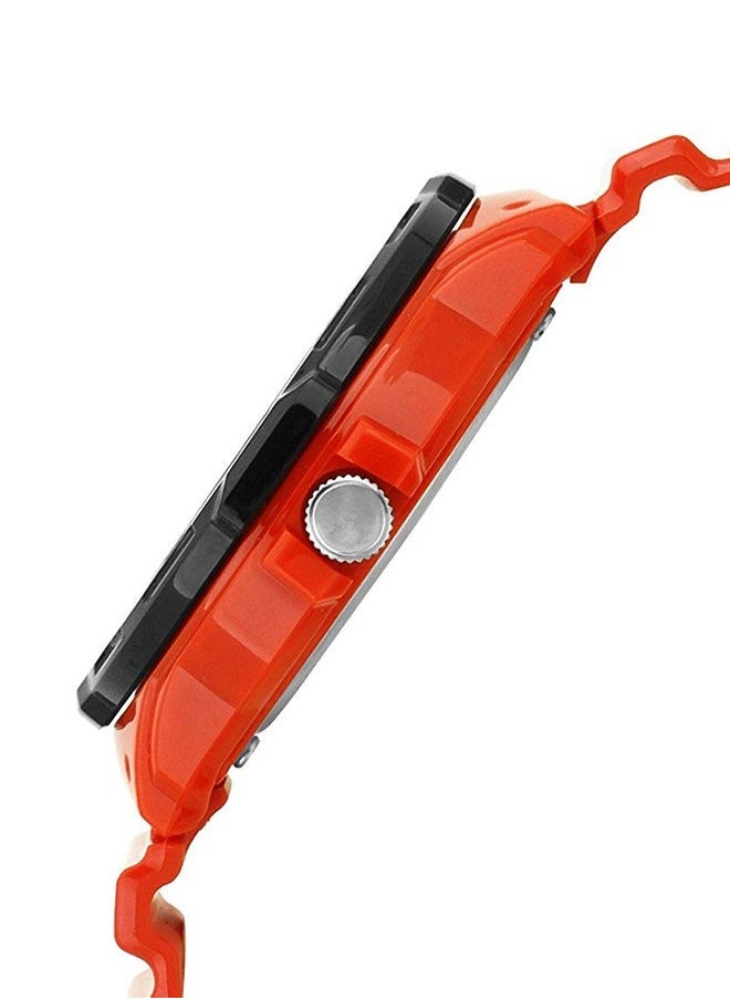CASIO - Casio MRW200HC-4BVDF Men's Water Resistant Analog Watch, 45 mm, Red - Image 1