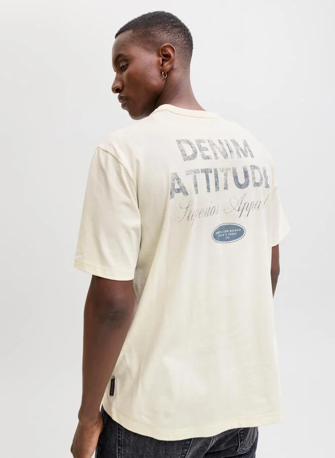 JACK & JONES Graphic Crew Neck T-Shirt