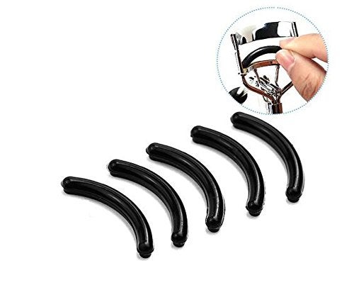 ASTRQLE 10PCS Black 098 Silicone Elastic Replacement Cushion Eyelash Clip Curler Rubber Refills Mat Silicone Pad Makeup Tool Fit Most Eyelash Curler - Image 2