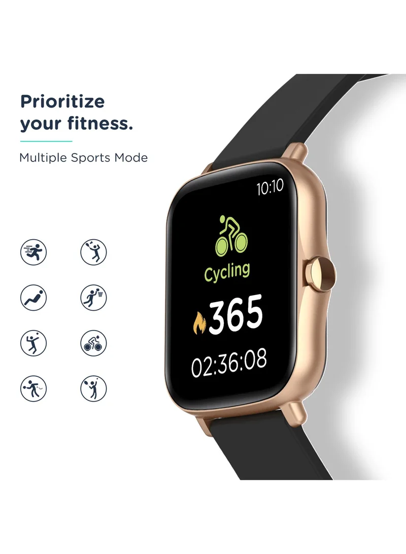 Pebble Spark 1.7" Smartwatch for Men and Women, Bluetooth Calling, HD Display, SpO2 & Heart Rate Monitoring