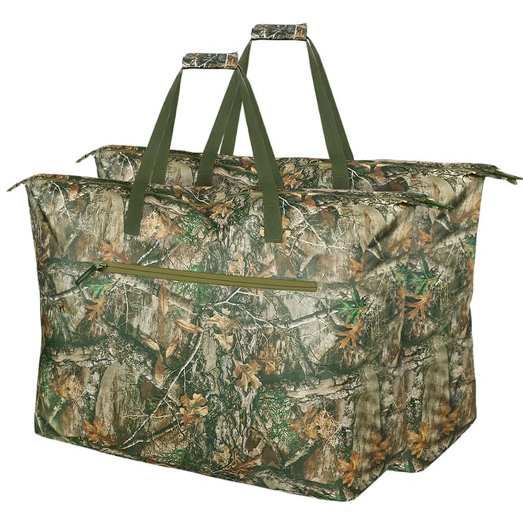 RGJ 2PCS Scent Control Bags 42 x 26 Inch Extra Large Camouflage Scent Proof Waterproof Smell Proof Hunting Bags for Clothes Equipment - Image 1