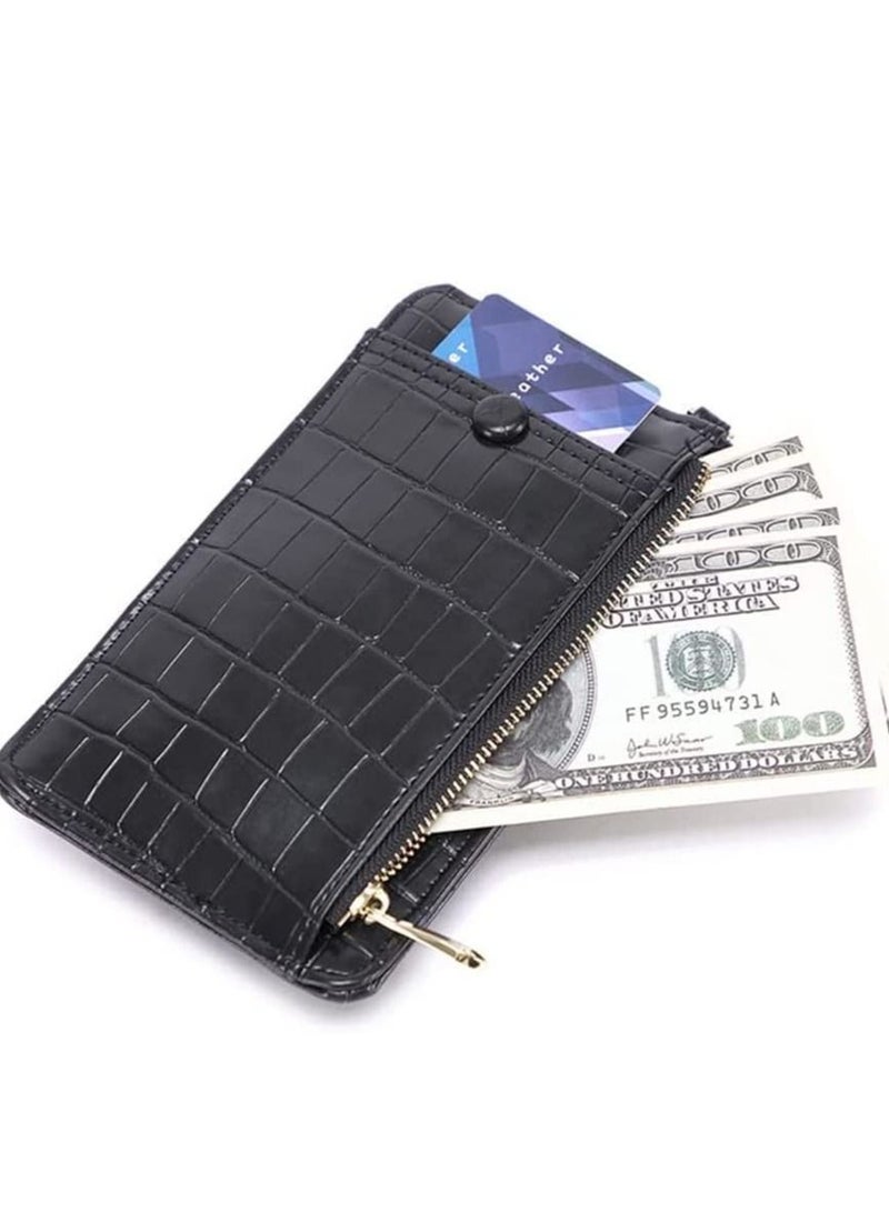 Excefore Small Crossbody Cell Phone Purse for Women Mini Messenger Shoulder Wallet Galaxy S21 FE S22 Plus S20 A53 5G A52 A11 Note 10 iPhone 13 Pro Max Google Pixel 6 OnePlus Nord N200 9 8 Blu View 2, Black - Image 3