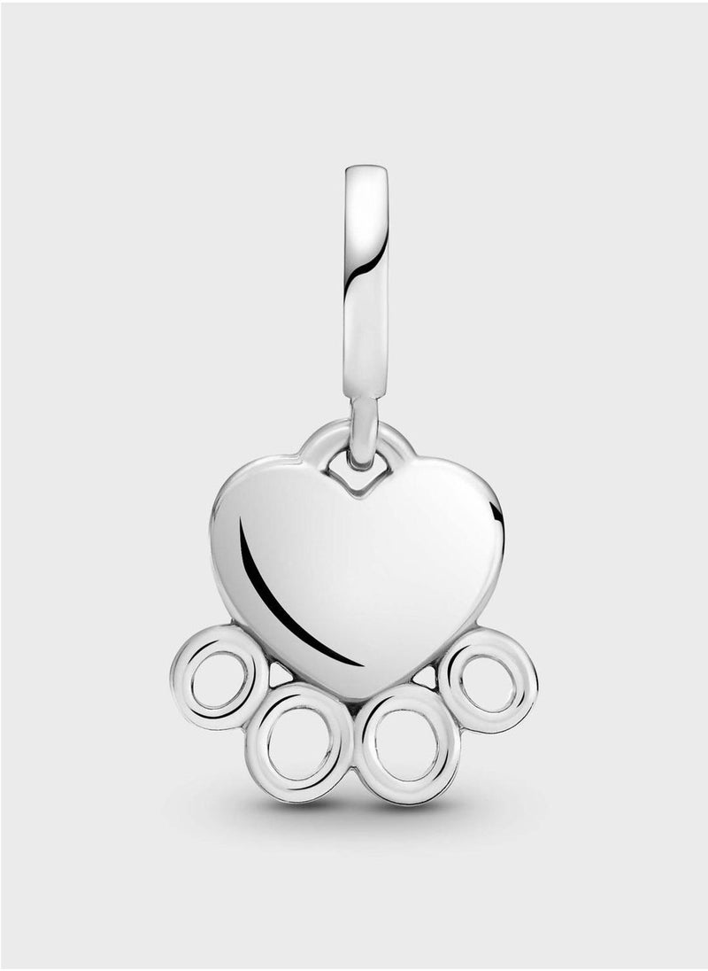 PANDORA Hearts & Paw Print Dangle Charm - Image 2