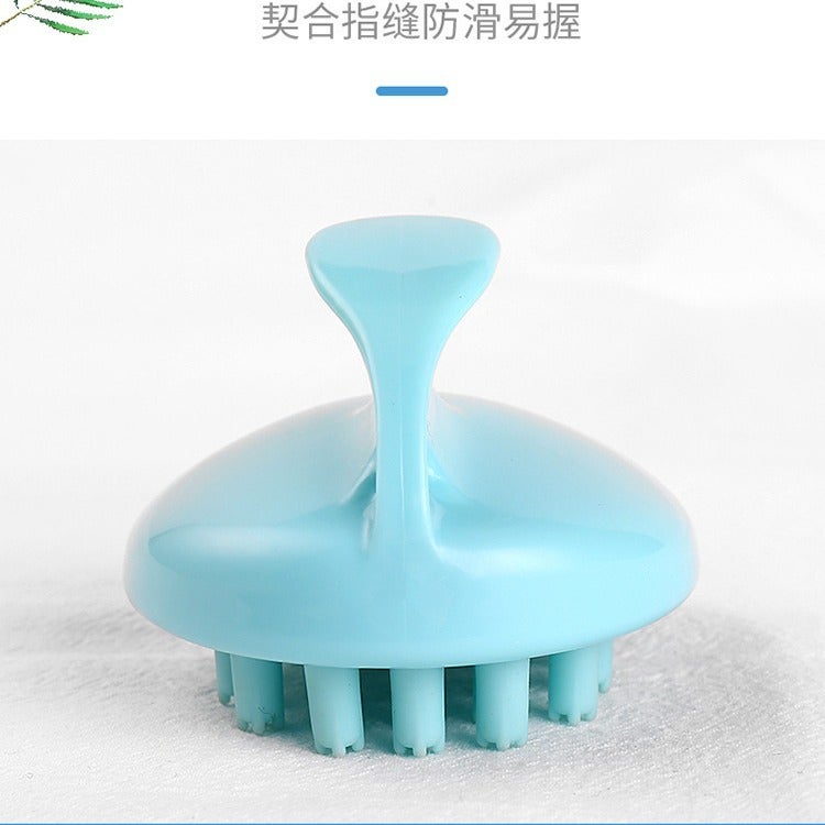Wholesale Shampoo Artifact Massage Comb Adult Head Shampoo Brush Head Scratcher Silicone Shampoo Brush to Clean Scalp - Image 3