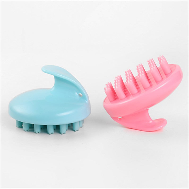 Wholesale Shampoo Artifact Massage Comb Adult Head Shampoo Brush Head Scratcher Silicone Shampoo Brush to Clean Scalp - Image 2