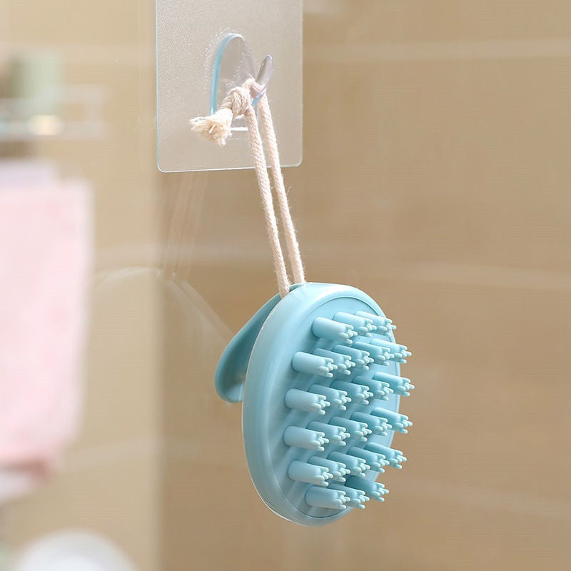 Wholesale Shampoo Artifact Massage Comb Adult Head Shampoo Brush Head Scratcher Silicone Shampoo Brush to Clean Scalp - Image 5