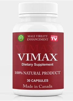 Male Virility Enhancement Vimax Dietary Supplement 100 % Herbal Natural Product