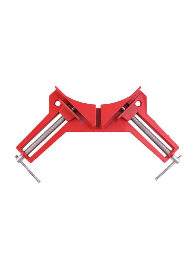 NIBEMINENT Right Angle Picture Frame Corner Clamp Red/Silver  - Image 1