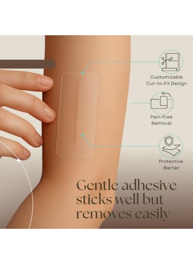 BCK Hydrocolloid Roll 5cm x 5m – Cut-to-Size Waterproof Dressing Tape – Flexible & Skin-Friendly Bandage Patch for Blisters, Acne, Minor Wounds – Self-Adhesive & Latex-Free - Image 4