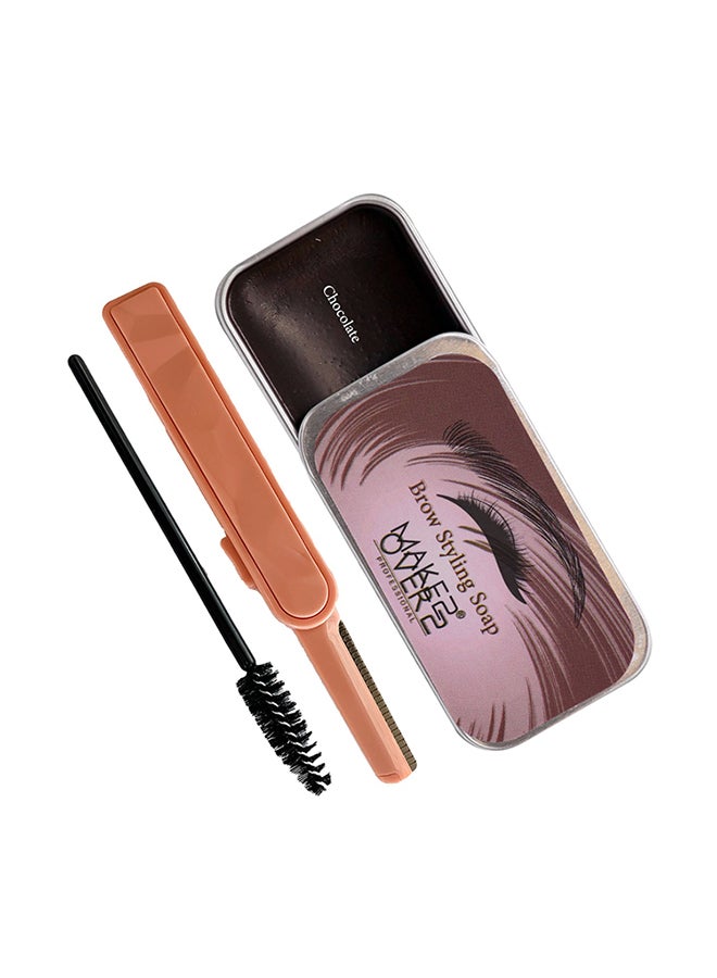 ميك اوفر22 صابونة لتصفيف الحواجب (شوكليت)-BS002 - Image 2