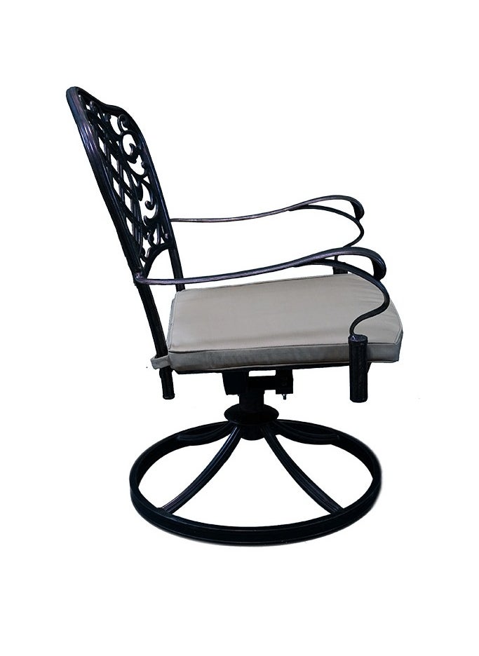 Schondor Furniture Athens | Swivel Chair | Outdoor Furniture | Made in Aluminum Cast | Patio | Garden | Backyard | Restaurants  - Image 3