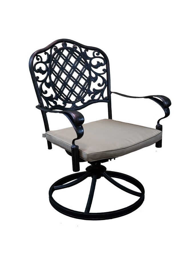 Schondor Furniture Athens | Swivel Chair | Outdoor Furniture | Made in Aluminum Cast | Patio | Garden | Backyard | Restaurants  - Image 4