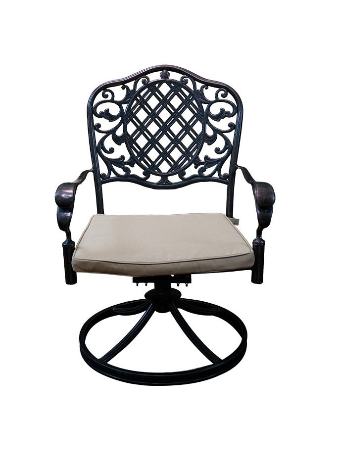 Schondor Furniture Athens | Swivel Chair | Outdoor Furniture | Made in Aluminum Cast | Patio | Garden | Backyard | Restaurants  - Image 1
