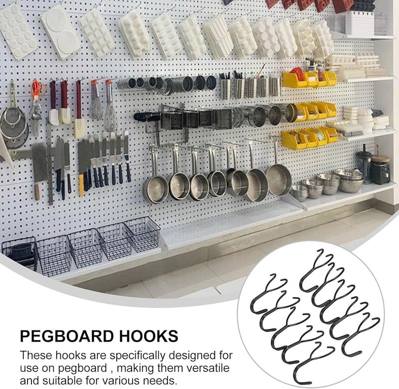 أدوات تعليق لوحة التثبيت من الفولاذ المقاوم للصدأ - مجموعة منظف الحائط الثقيل باللون الأسود 20 قطعة - Image 5