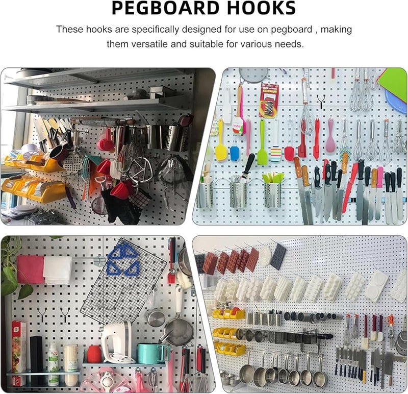 أدوات تعليق لوحة التثبيت من الفولاذ المقاوم للصدأ - مجموعة منظف الحائط الثقيل باللون الأسود 20 قطعة - Image 4