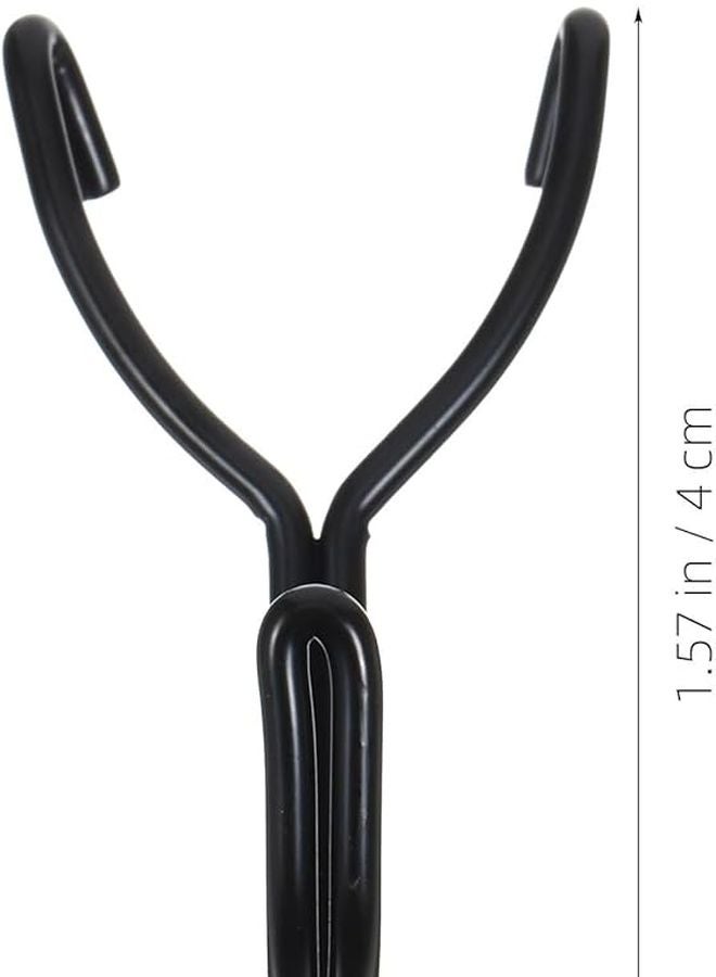 أدوات تعليق لوحة التثبيت من الفولاذ المقاوم للصدأ - مجموعة منظف الحائط الثقيل باللون الأسود 20 قطعة - Image 3