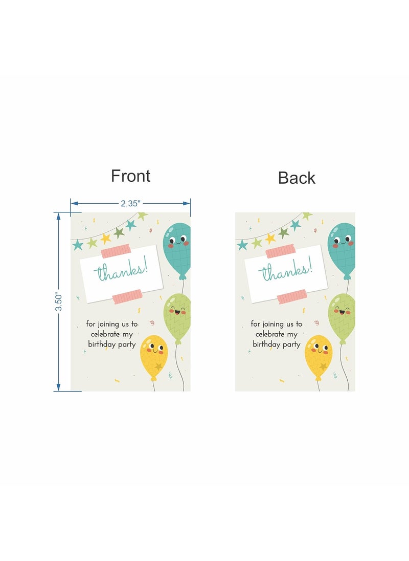 Bookworm Bookworm Thank You Gift Cards & Tags | Pack of 60 for Birthday Return Gifts (Pack of 60)  - Image 4