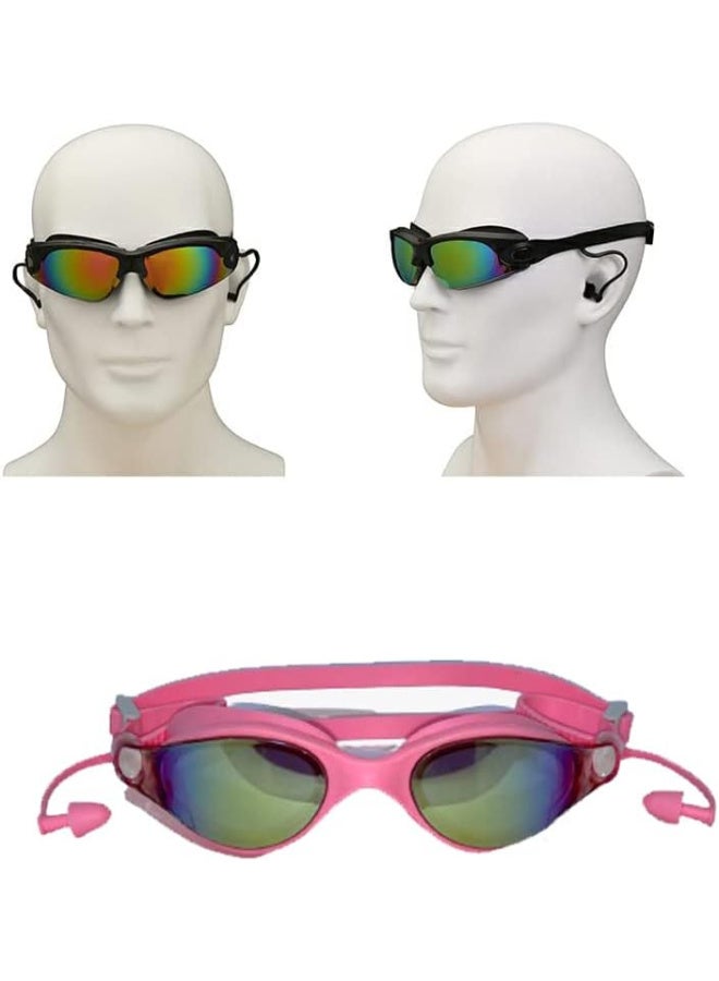 Speedo MC101 Anti Fog UV Swim Goggles for Adults in pink - Image 4