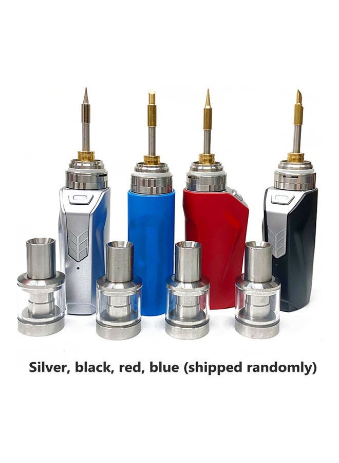 NIBEMINENT 4-Piece Portable Soldering Pen With Accessories Red/Blue/Silver - Image 4