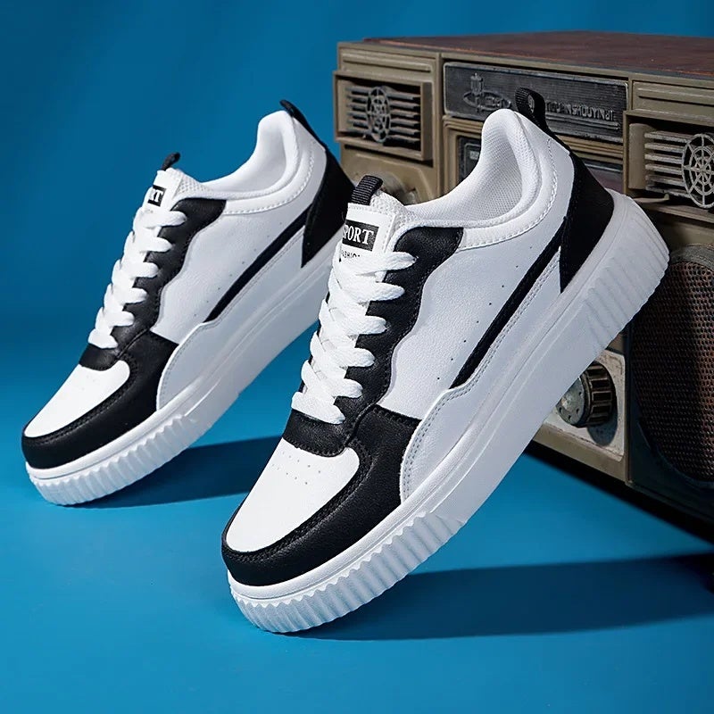 plus size New Breathable Lightweight Casual All-match Sportswear Campus Men''s and Women''s Small Fashionable White Shoes - Image 3