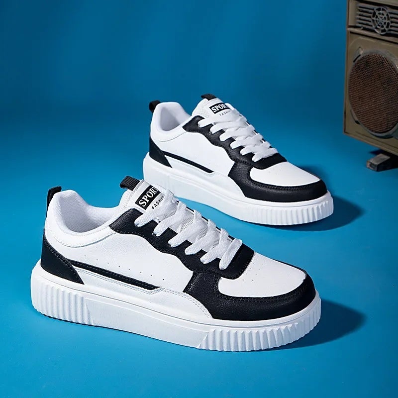plus size New Breathable Lightweight Casual All-match Sportswear Campus Men''s and Women''s Small Fashionable White Shoes - Image 2