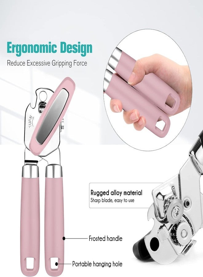 OUTWAY Can Opener,Professional 3-In-1 Multifunctional Manual Can Openers Bottle Opener,Kitchen Durable Stainless Steel Heavy Duty Can Opener Smooth Edge for Kitchen Seniors Friendly - Image 4