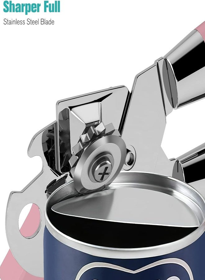 OUTWAY Can Opener,Professional 3-In-1 Multifunctional Manual Can Openers Bottle Opener,Kitchen Durable Stainless Steel Heavy Duty Can Opener Smooth Edge for Kitchen Seniors Friendly - Image 2