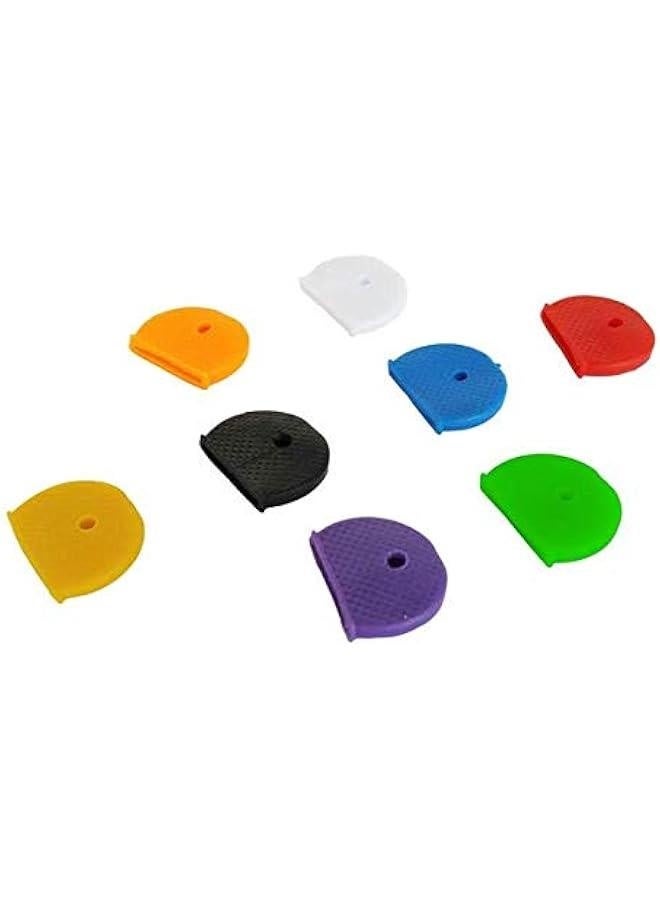 32 Pcs Assorted Colors Key Cap Rings, Key Identifier Tag Covers Fit for Regular Sized Keys  - Image 2