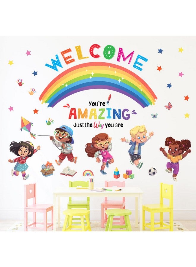 DECOWALL SG2-2403 Kids Play Corner and Quotes Wall Stickers Decals Reading Room ABC Décor Classroom Playroom Library Nursery Peel and Stick Removable Baby Boys Girls Decorations School Inspirational - Image 3